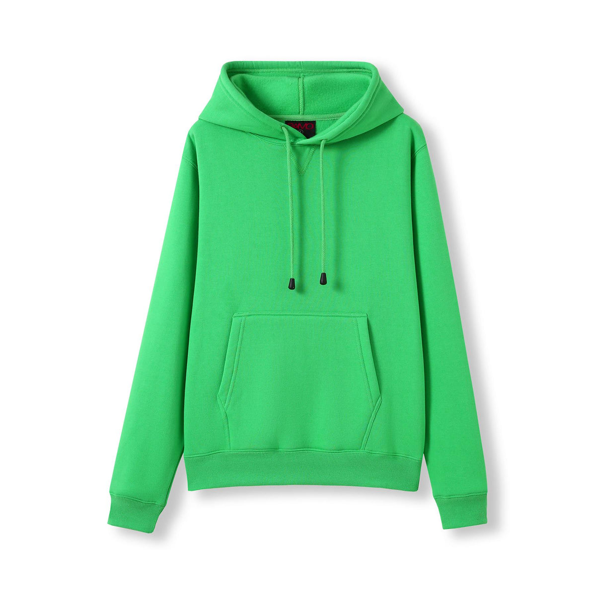 Womens/Juniors Kangaroo Pocket Hoodies - Emerald Green - Front