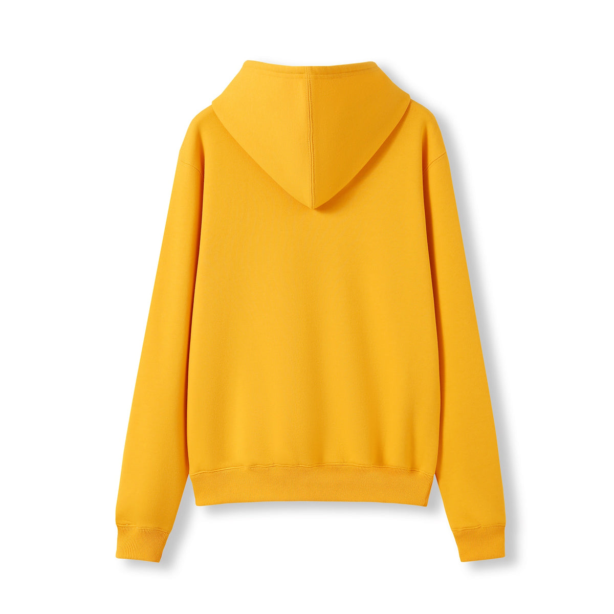 Womens/Juniors Kangaroo Pocket Hoodies - Gold - Back