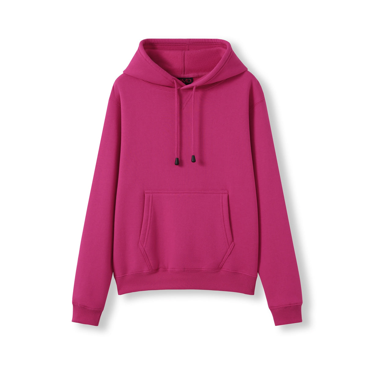 Womens/Juniors Kangaroo Pocket Hoodies - Hot Pink - Front