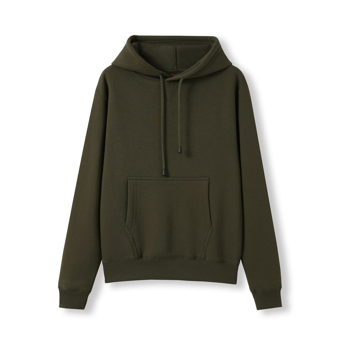 Womens/Juniors Kangaroo Pocket Hoodies - Khaki - Front