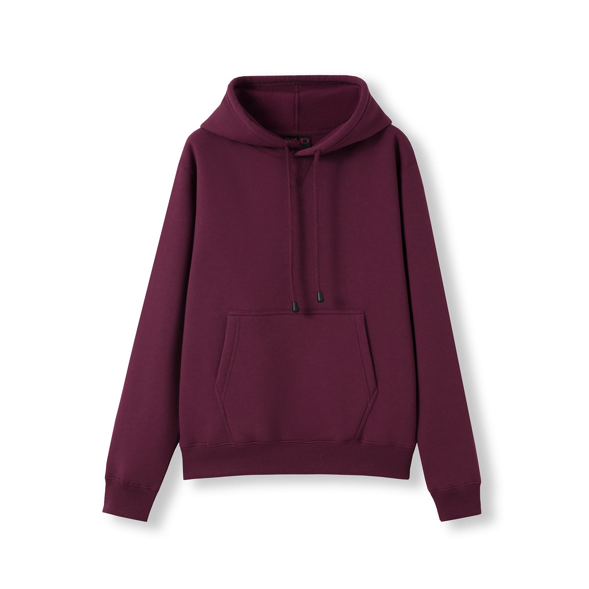 Womens/Juniors Kangaroo Pocket Hoodies - Maroon - Front