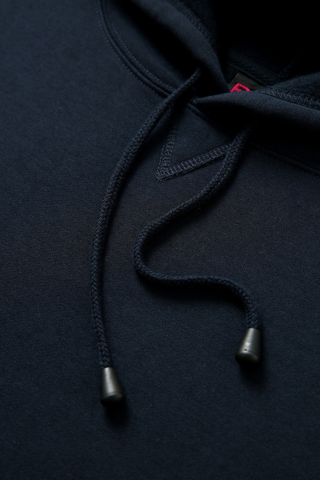 Womens/Juniors Kangaroo Pocket Hoodies - Navy Blue - View