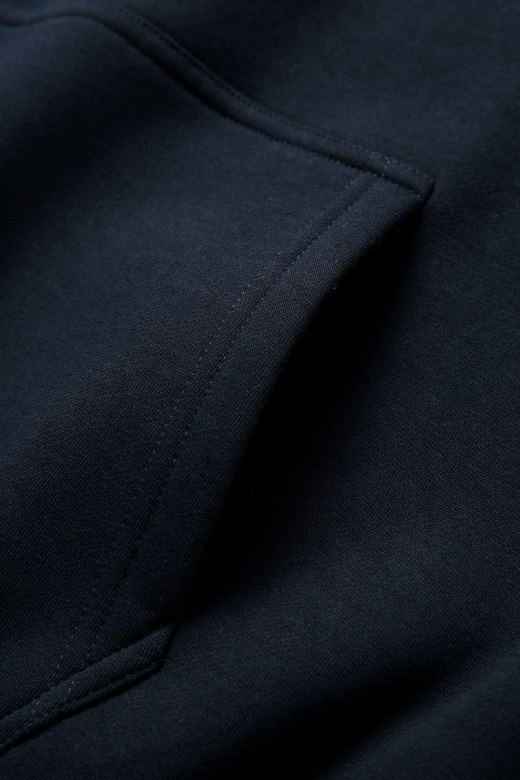 Womens/Juniors Kangaroo Pocket Hoodies - Navy Blue - View