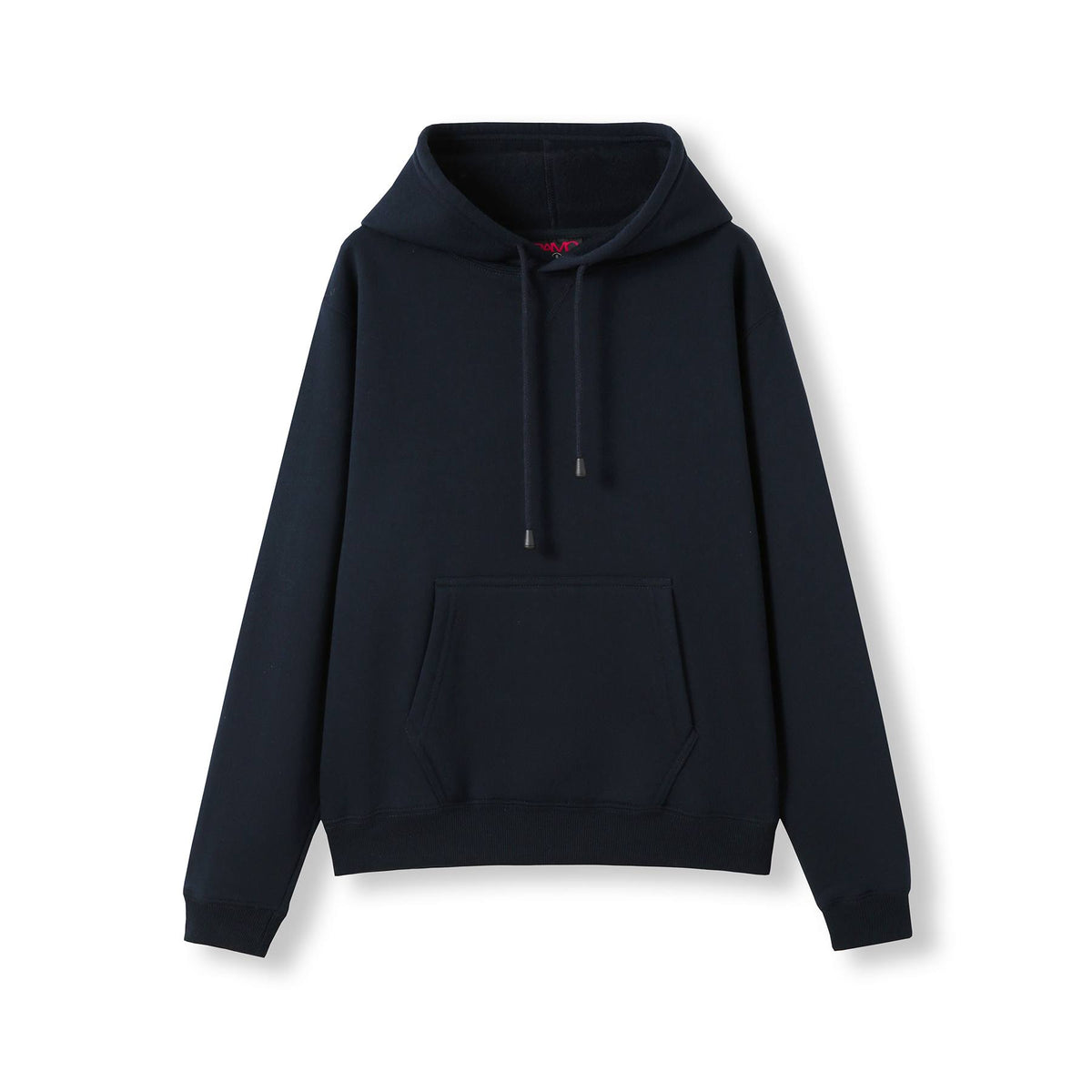 Womens/Juniors Kangaroo Pocket Hoodies - Navy Blue - Front