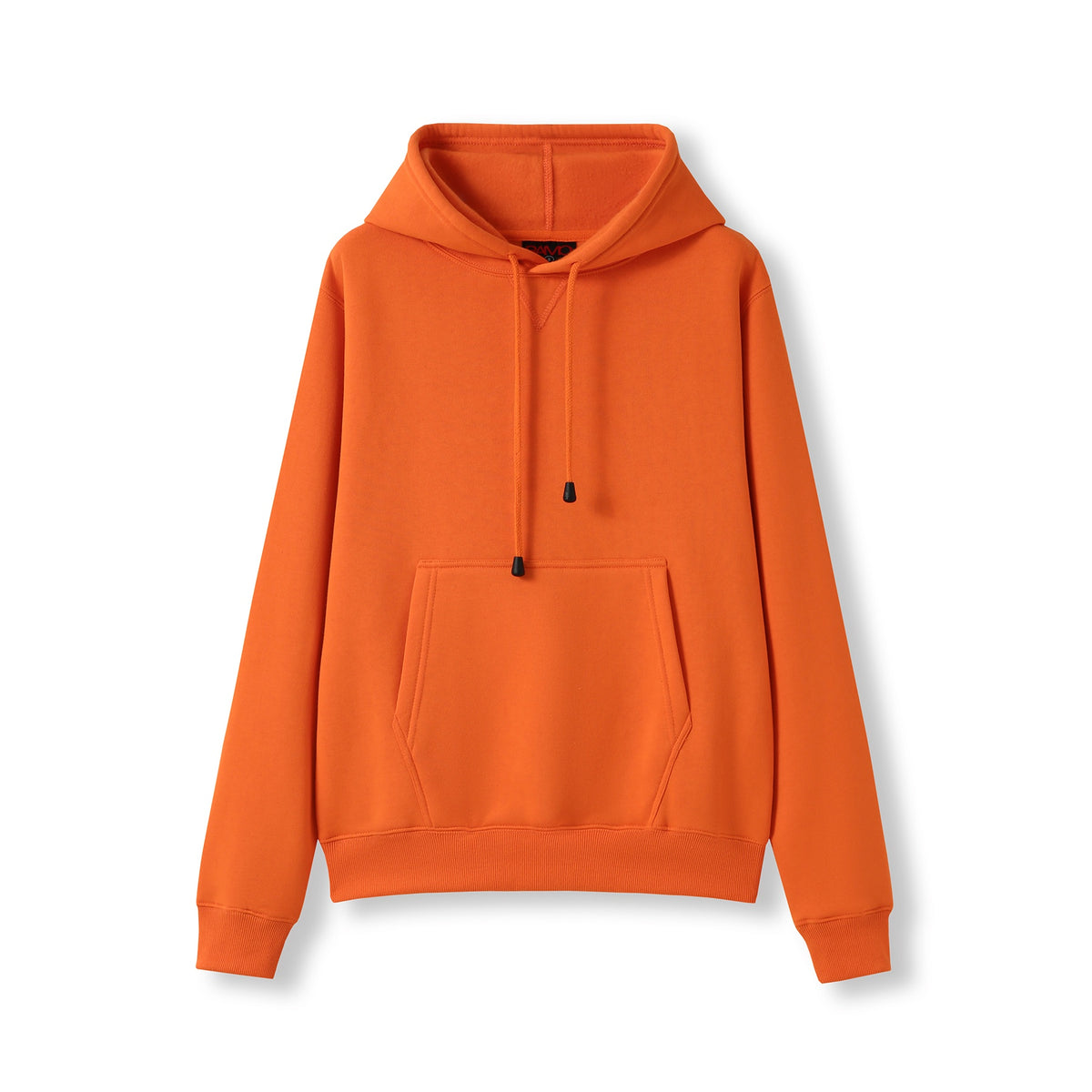 Womens/Juniors Kangaroo Pocket Hoodies - Orange - Front