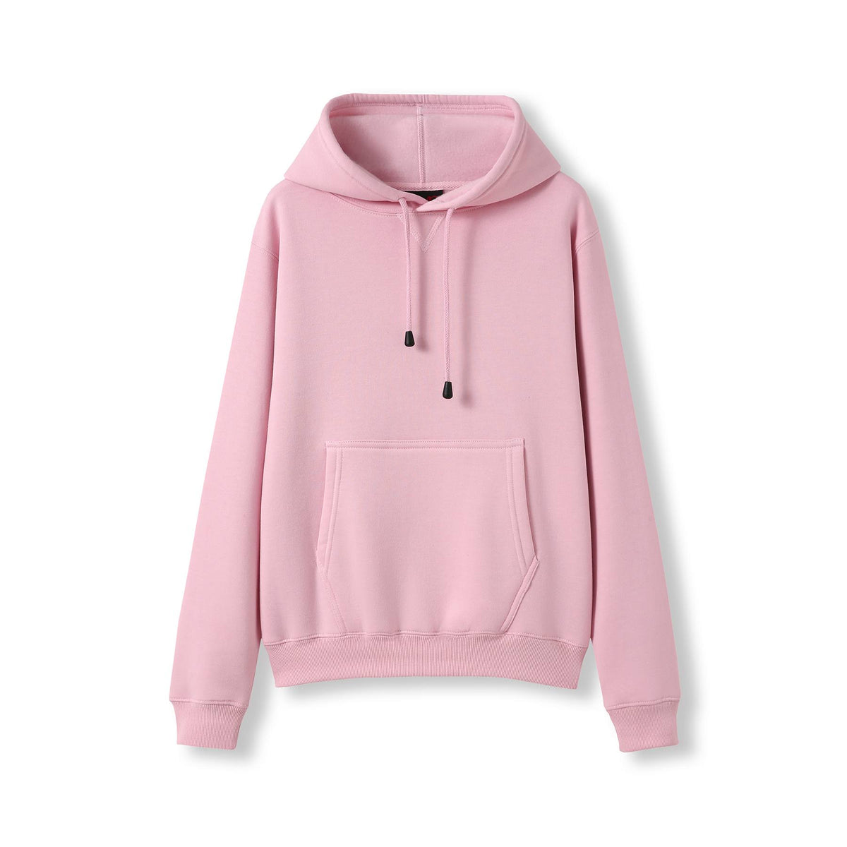Womens/Juniors Kangaroo Pocket Hoodies - Pink - Front