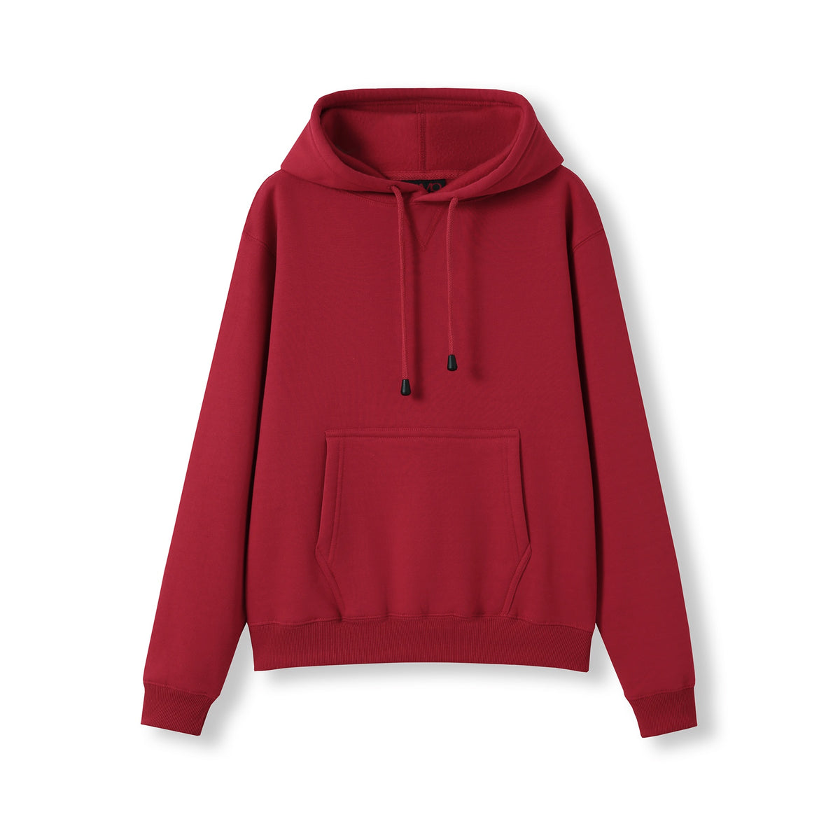 Womens/Juniors Kangaroo Pocket Hoodies - Red - Front
