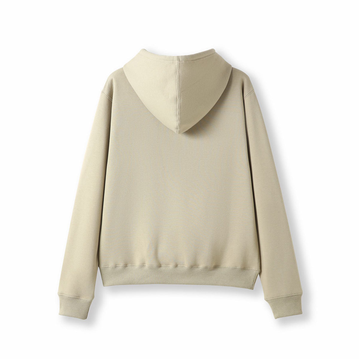 Womens/Juniors Kangaroo Pocket Hoodies - Sand - Back