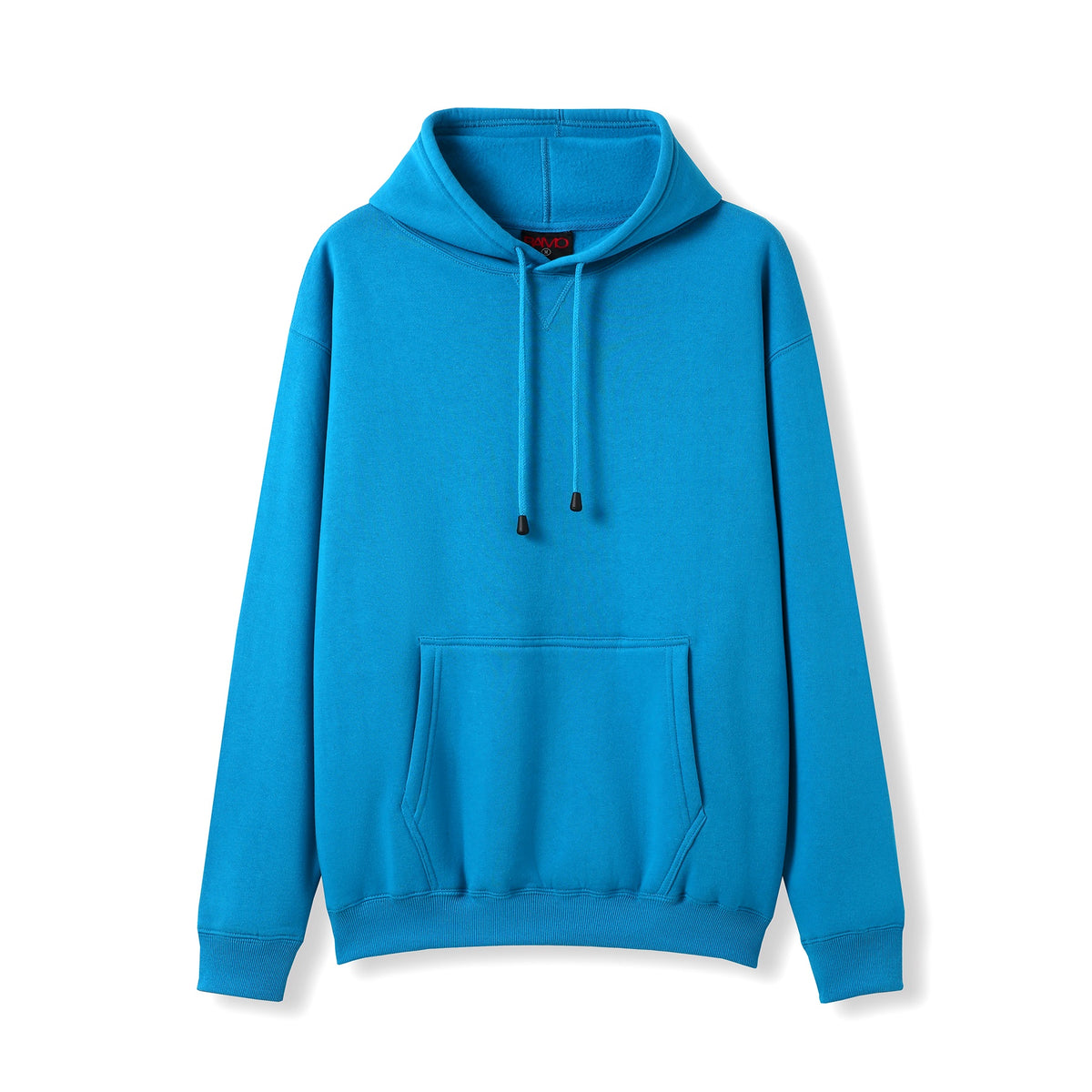 Mens Kangaroo Pocket Hoodies - Azure - Front
