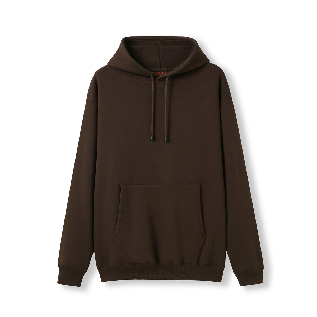 Mens Kangaroo Pocket Hoodies - Brown - Front