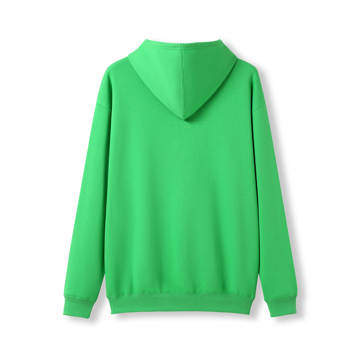Mens Kangaroo Pocket Hoodies - Emerald Green - Back