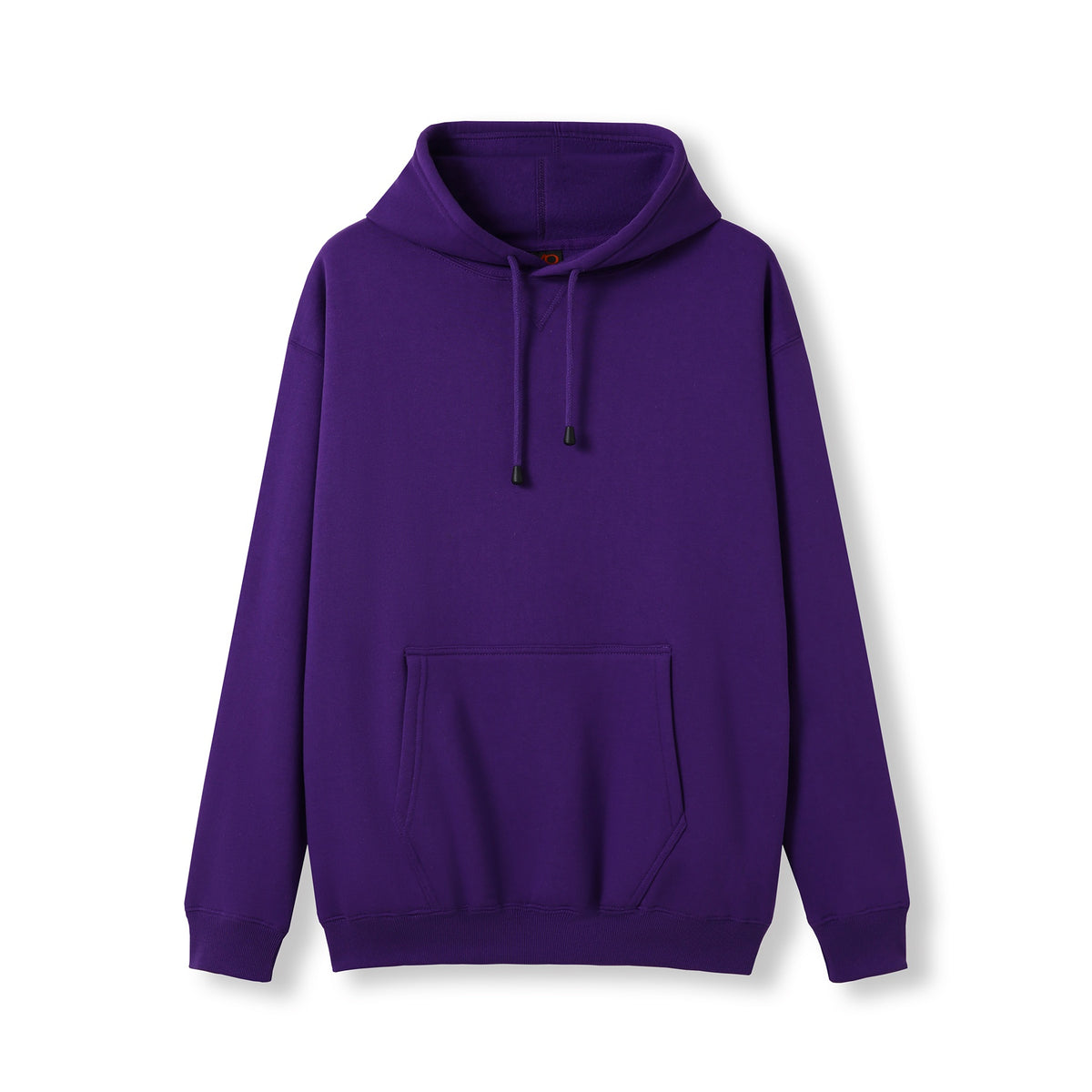 Mens Kangaroo Pocket Hoodies - Grape - Front