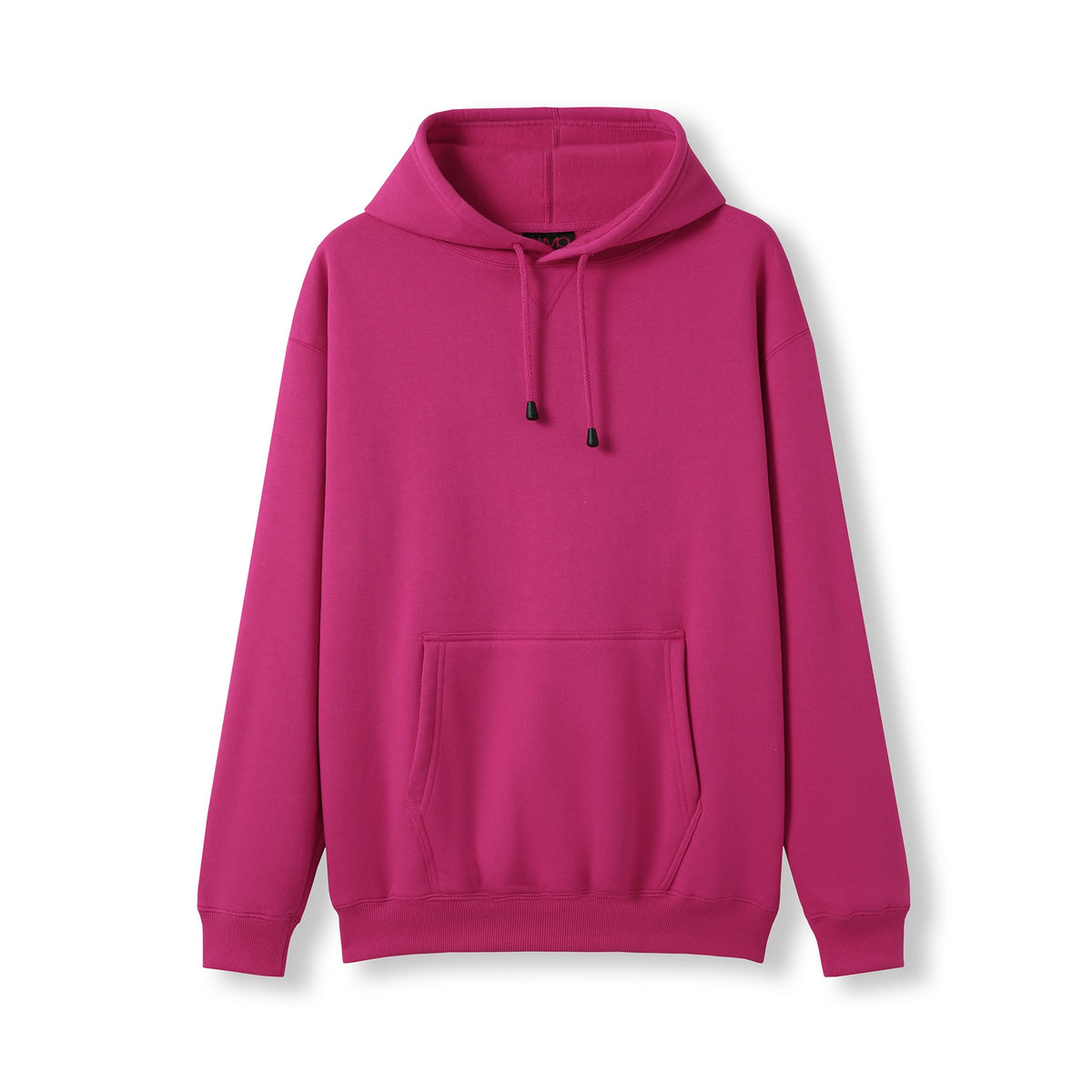 Mens Kangaroo Pocket Hoodies - Hot Pink - Front