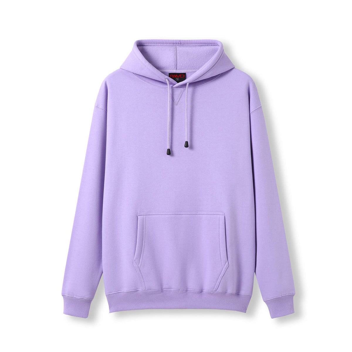 Mens Kangaroo Pocket Hoodies - Lavender - Front