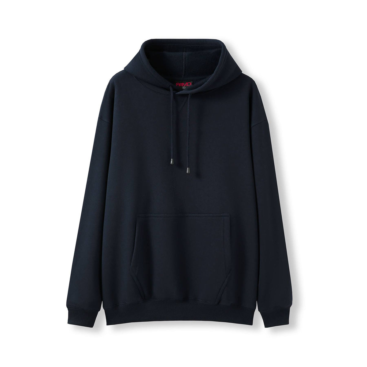 Mens Kangaroo Pocket Hoodies - Navy Blue - Front