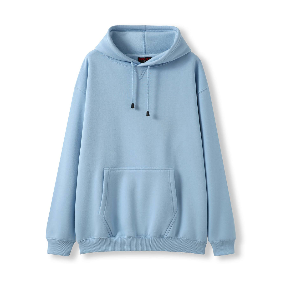 Mens Kangaroo Pocket Hoodies - Sky Blue - Front