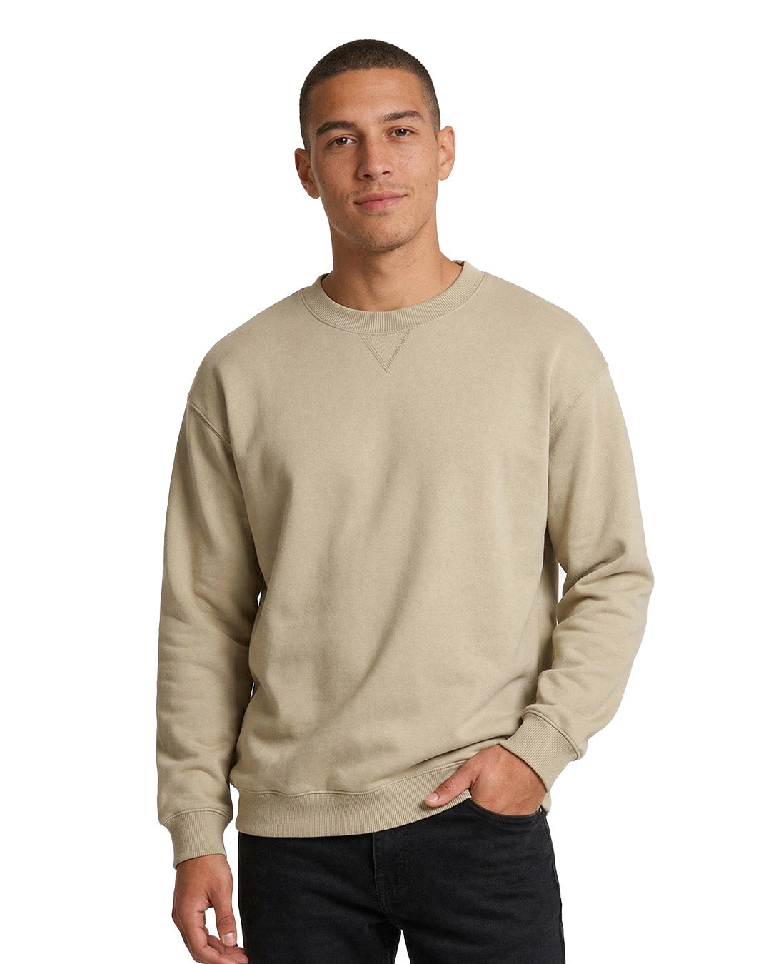 Adult Poly cotton fleece sloppy joe - view