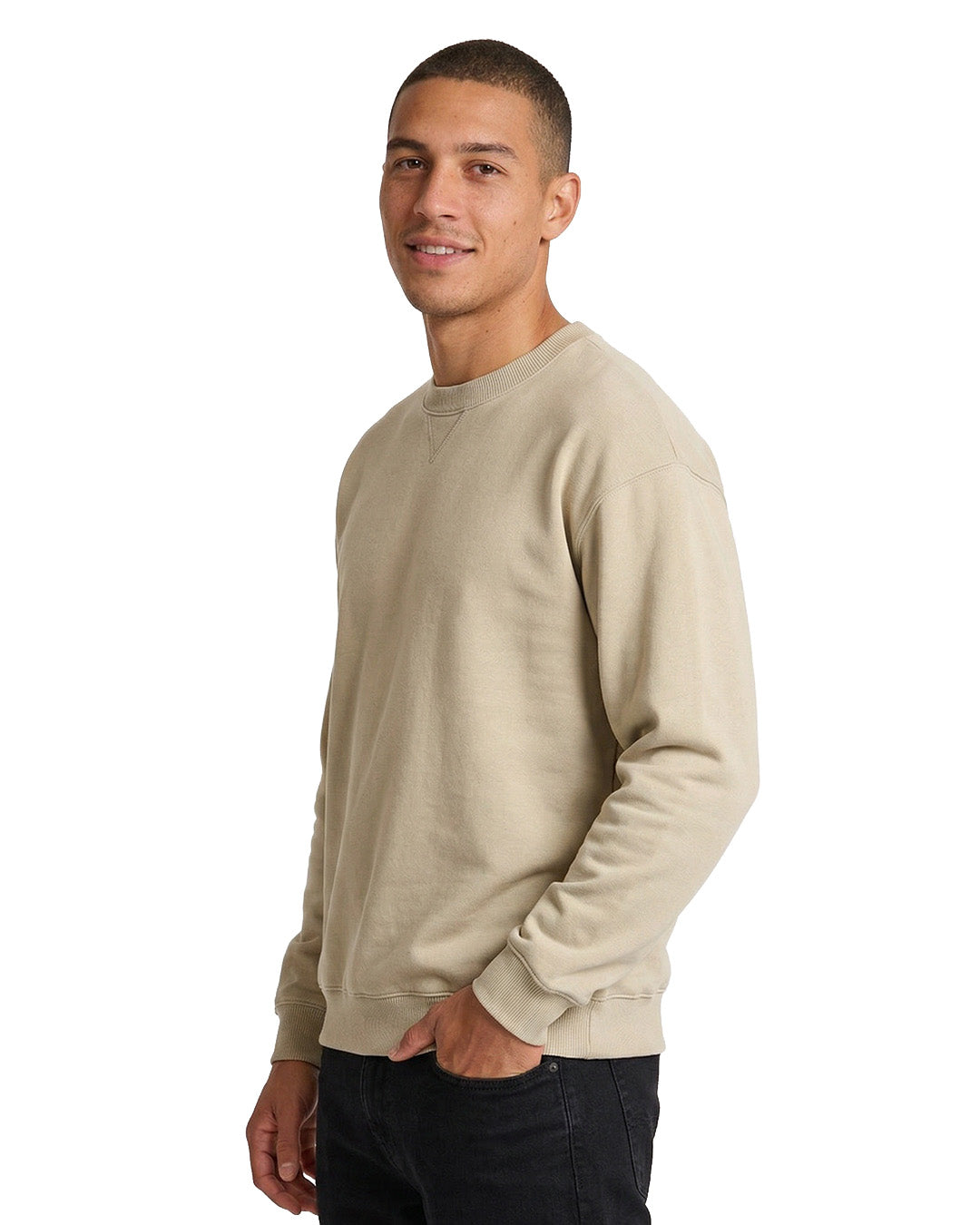 Adult Poly cotton fleece sloppy joe - view