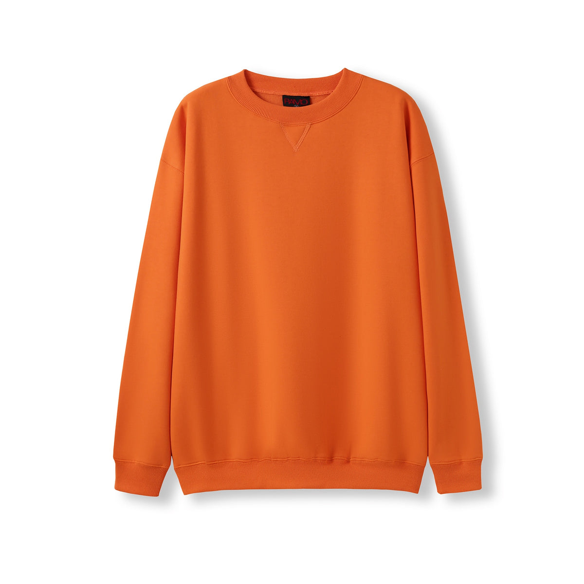 Adult Poly cotton fleece sloppy joe - Orange - Front