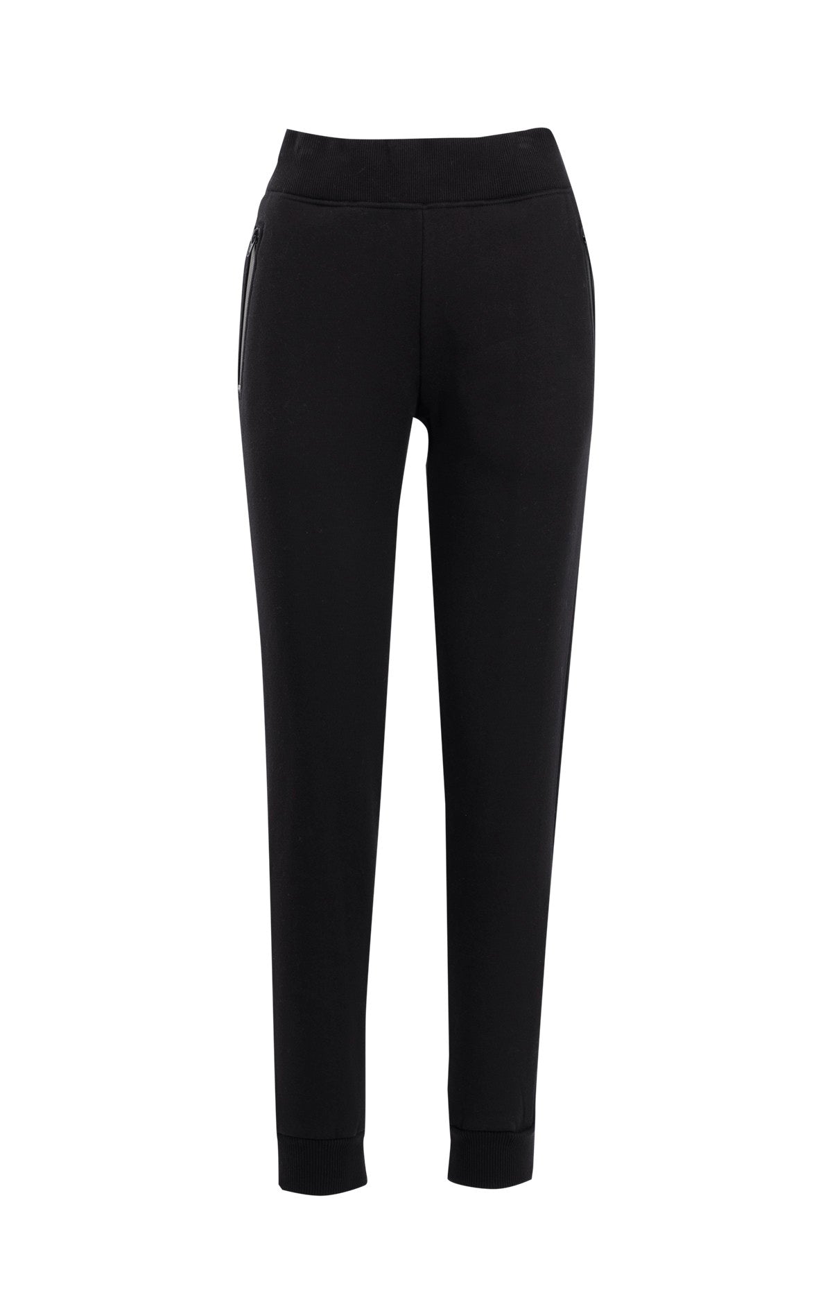 Womens' STANCE brushed fleece pants - Black - Front