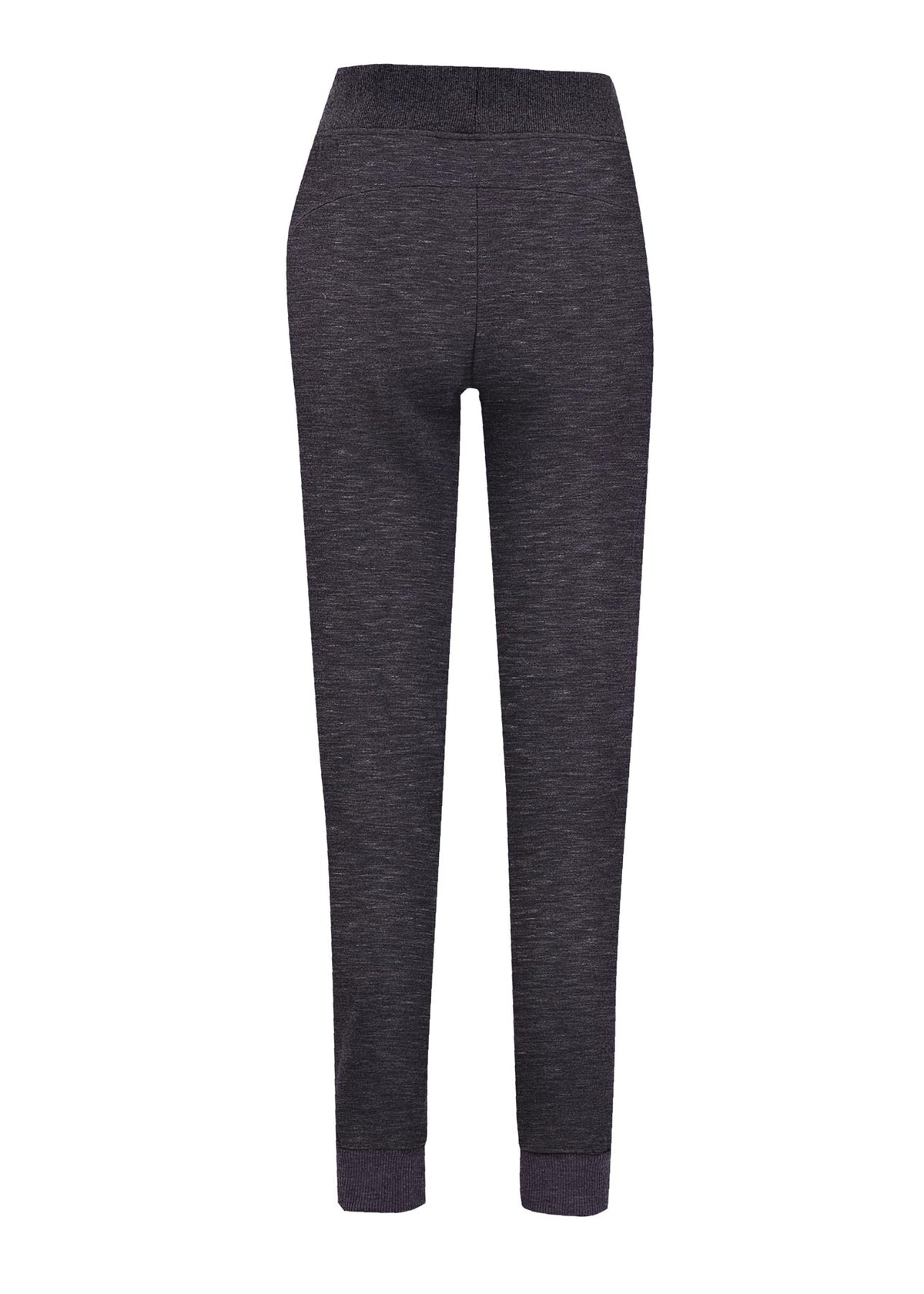 Womens' STANCE brushed fleece pants - Black Marl - Back