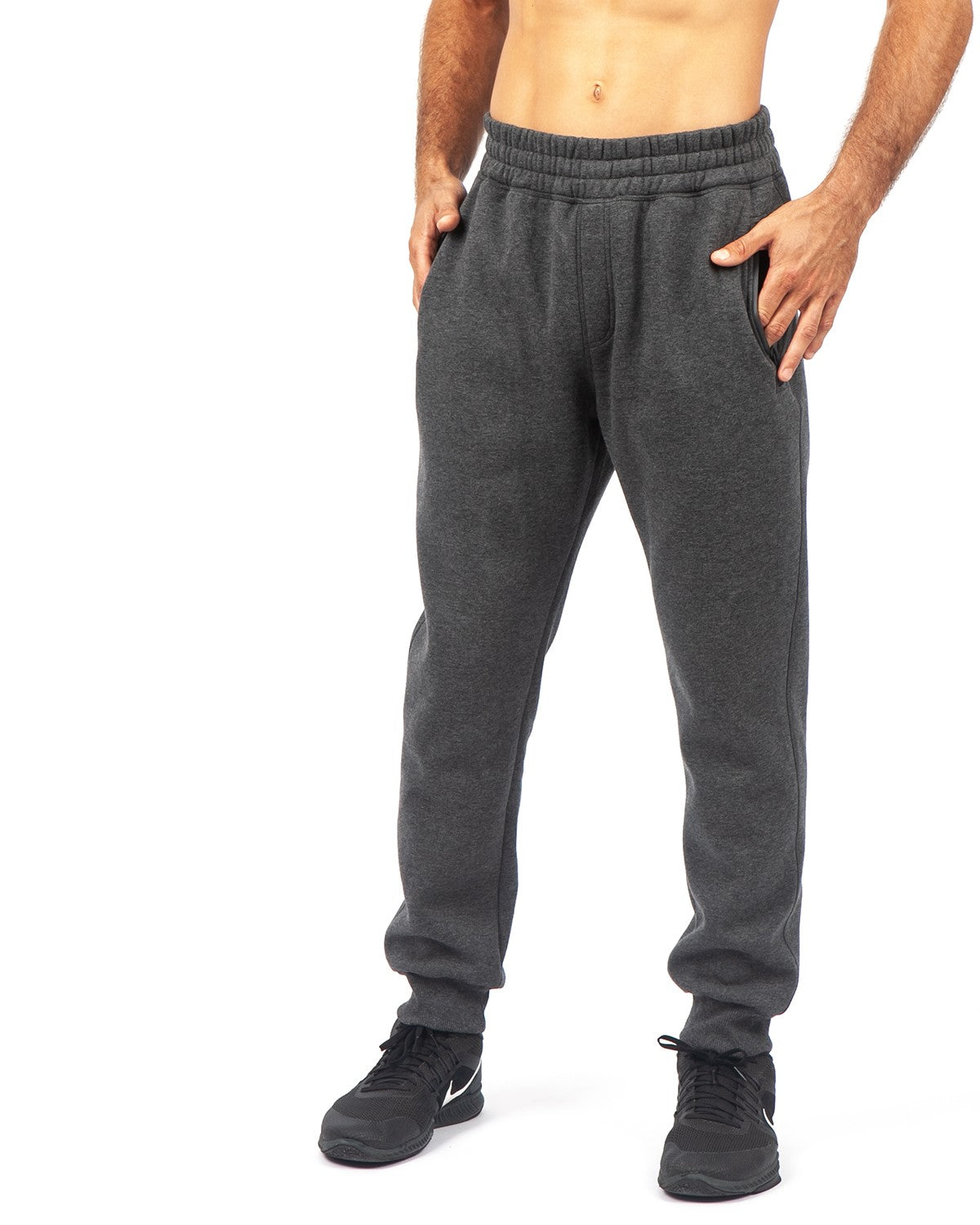 Mens' STANCE brushed fleece pants - view