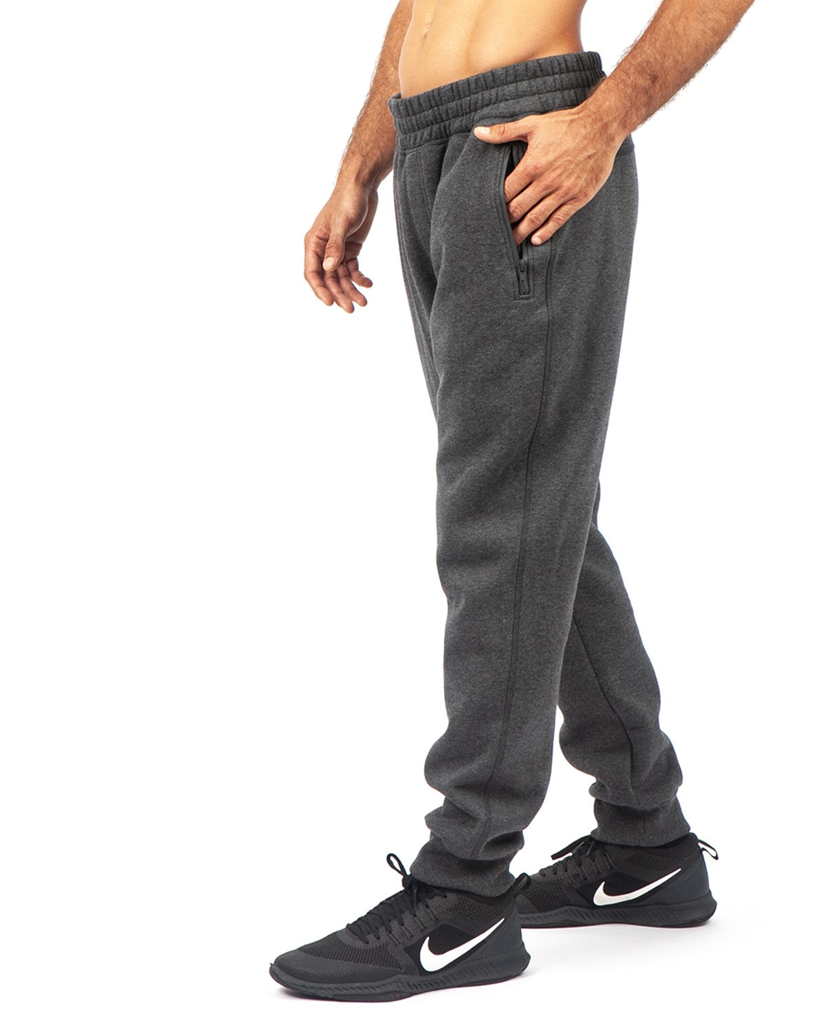 Mens' STANCE brushed fleece pants - view