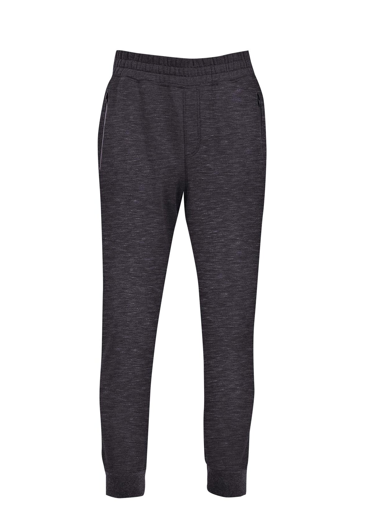 Mens' STANCE brushed fleece pants - Black Marl - Front