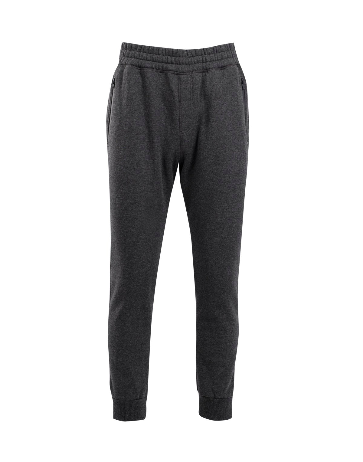Mens' STANCE brushed fleece pants - Dark Marl - Front