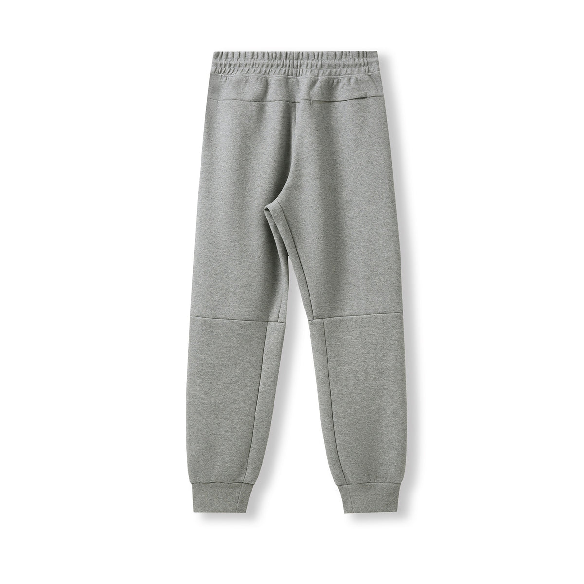 Men's three layer Cotton Sandwich Pants - Grey Marl - Back