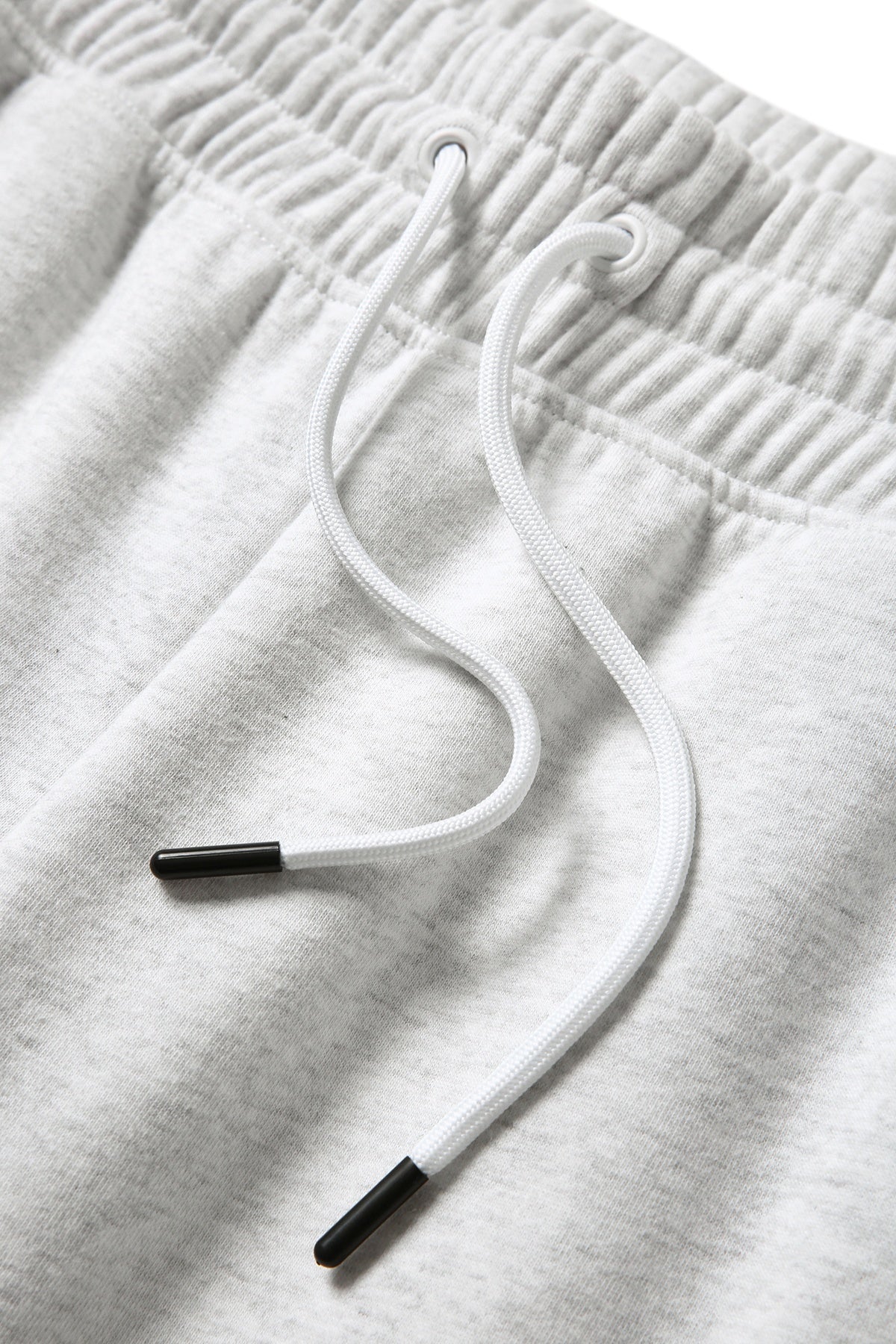 Unisex Wide leg fleece pants - Snow Marl - View