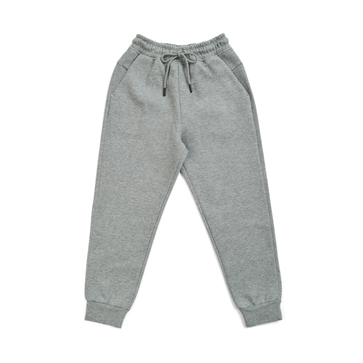 Kids's three layer Cotton Sandwich Pants - Grey Marl - Front