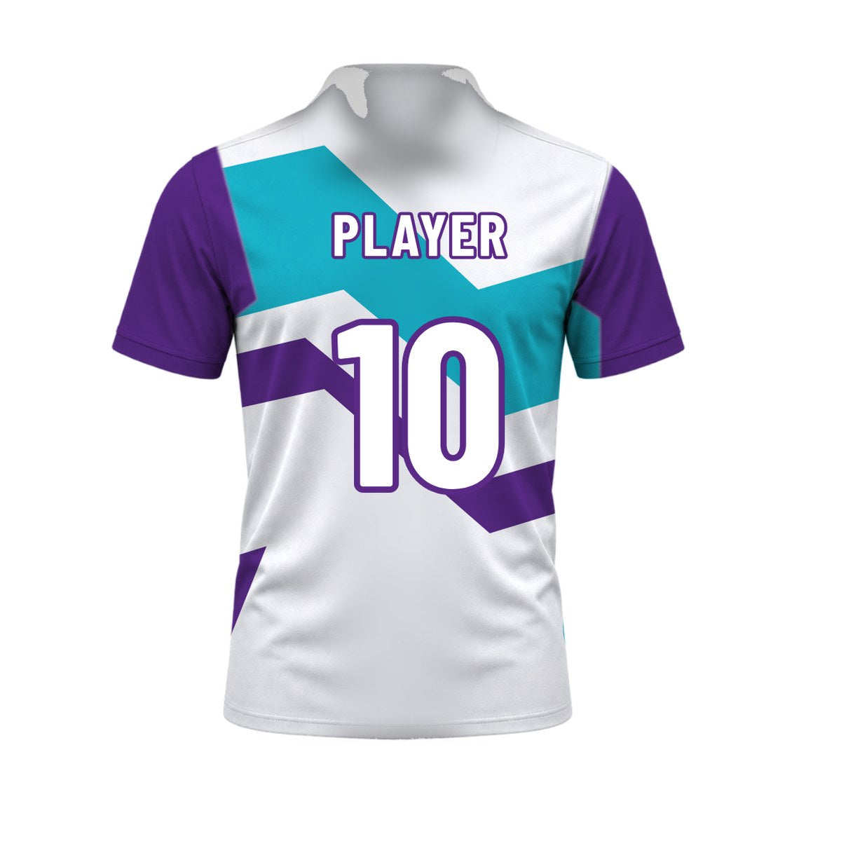 Retro 90 Soccer Jersey: sublimated soccer design, back view