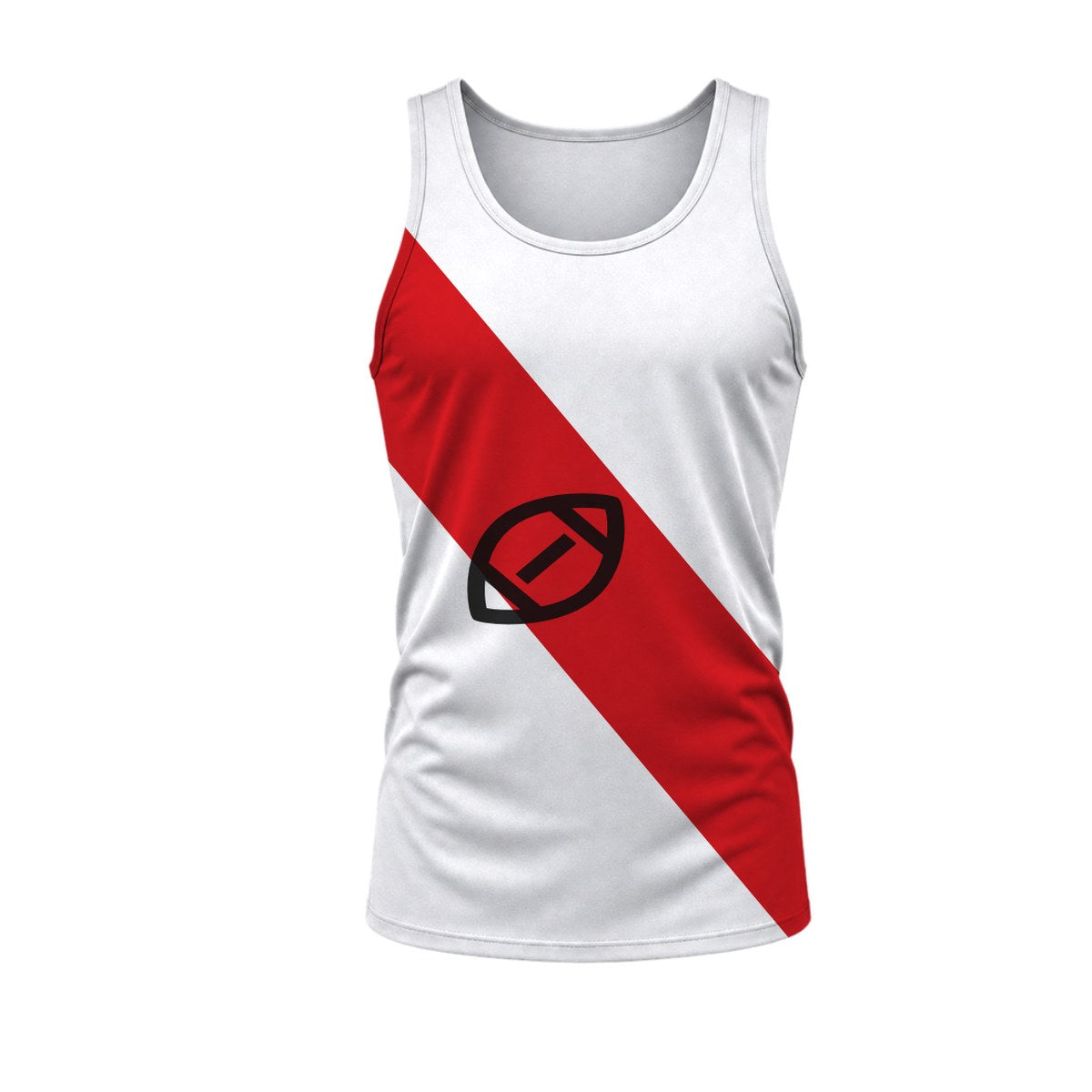 Sash AFL Guernsey: sublimated afl design, front view