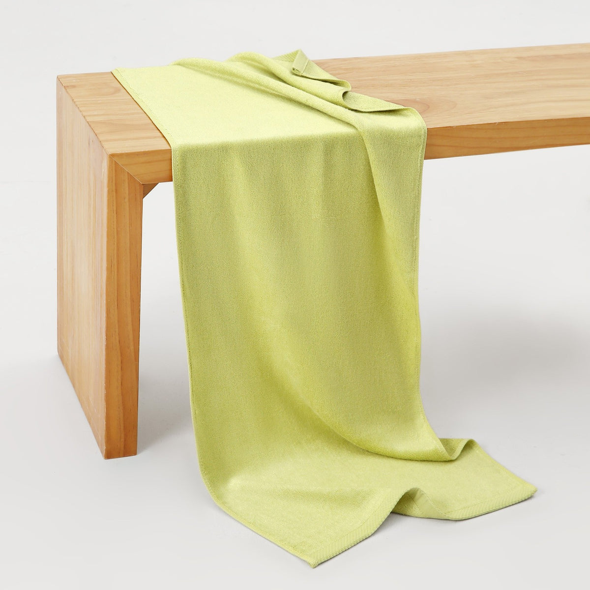 Bamboo Fitness Towel - Lime - Back