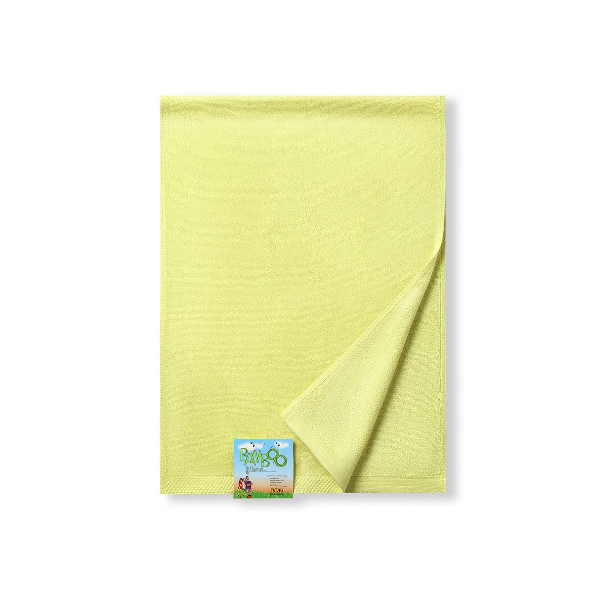 Bamboo Fitness Towel - Lime - Front