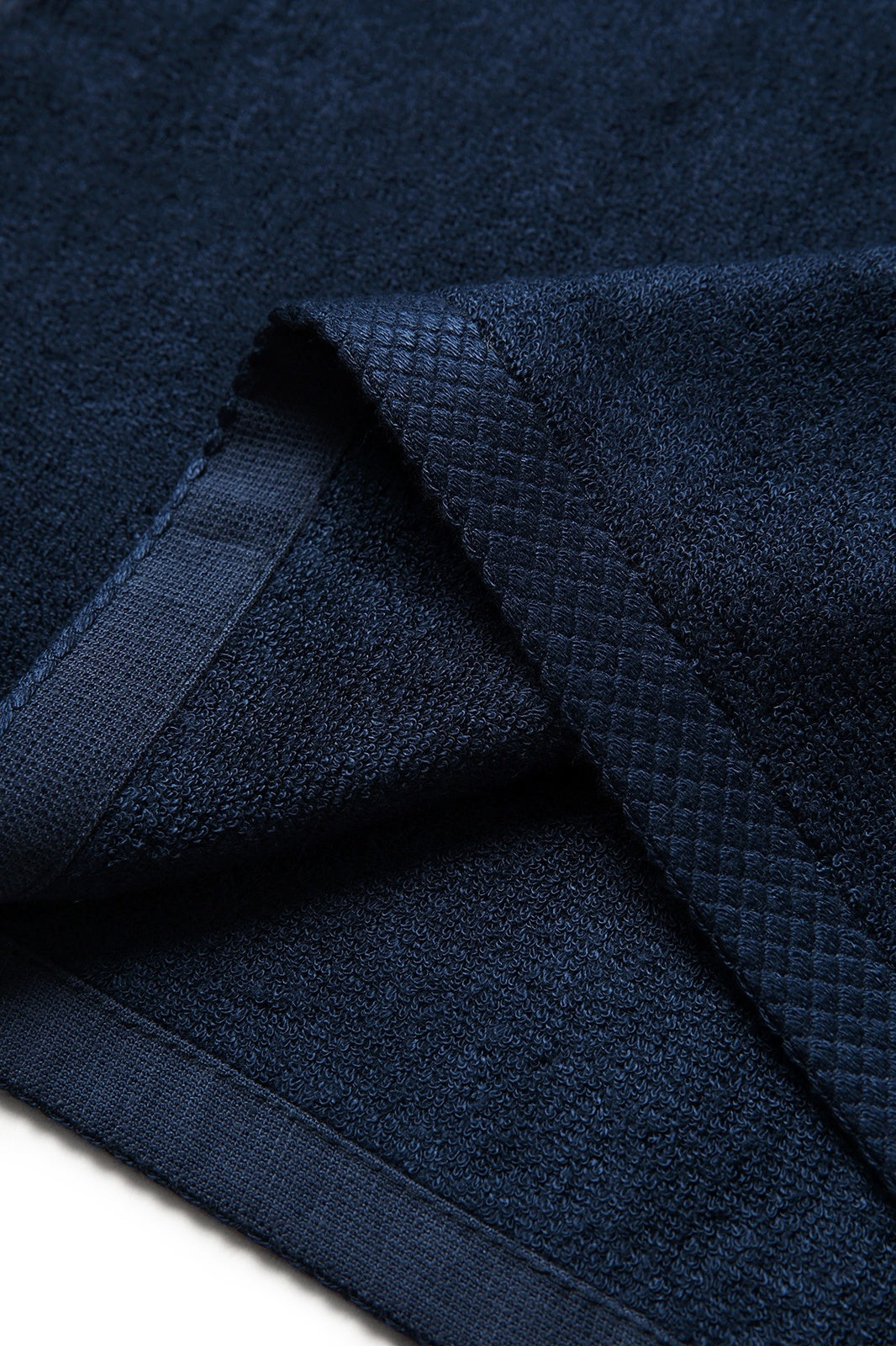 Bamboo Fitness Towel - Navy Blue - View
