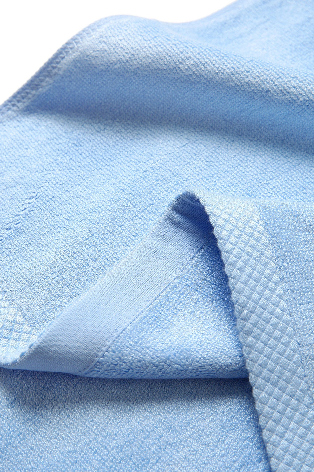 Bamboo Fitness Towel - Sky Blue - View