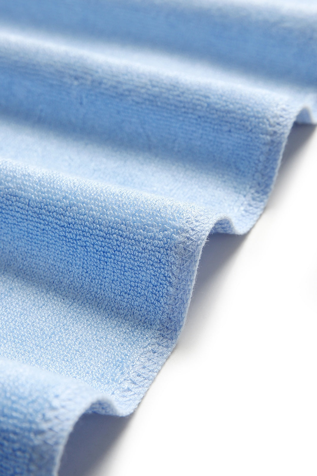 Bamboo Fitness Towel - Sky Blue - View