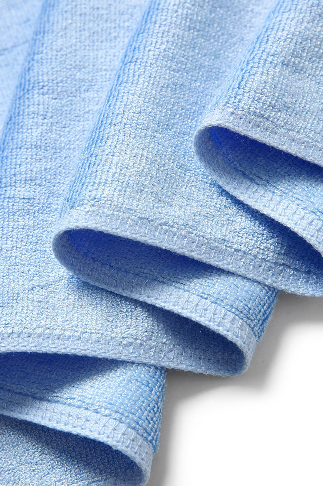 Bamboo Fitness Towel - Sky Blue - View