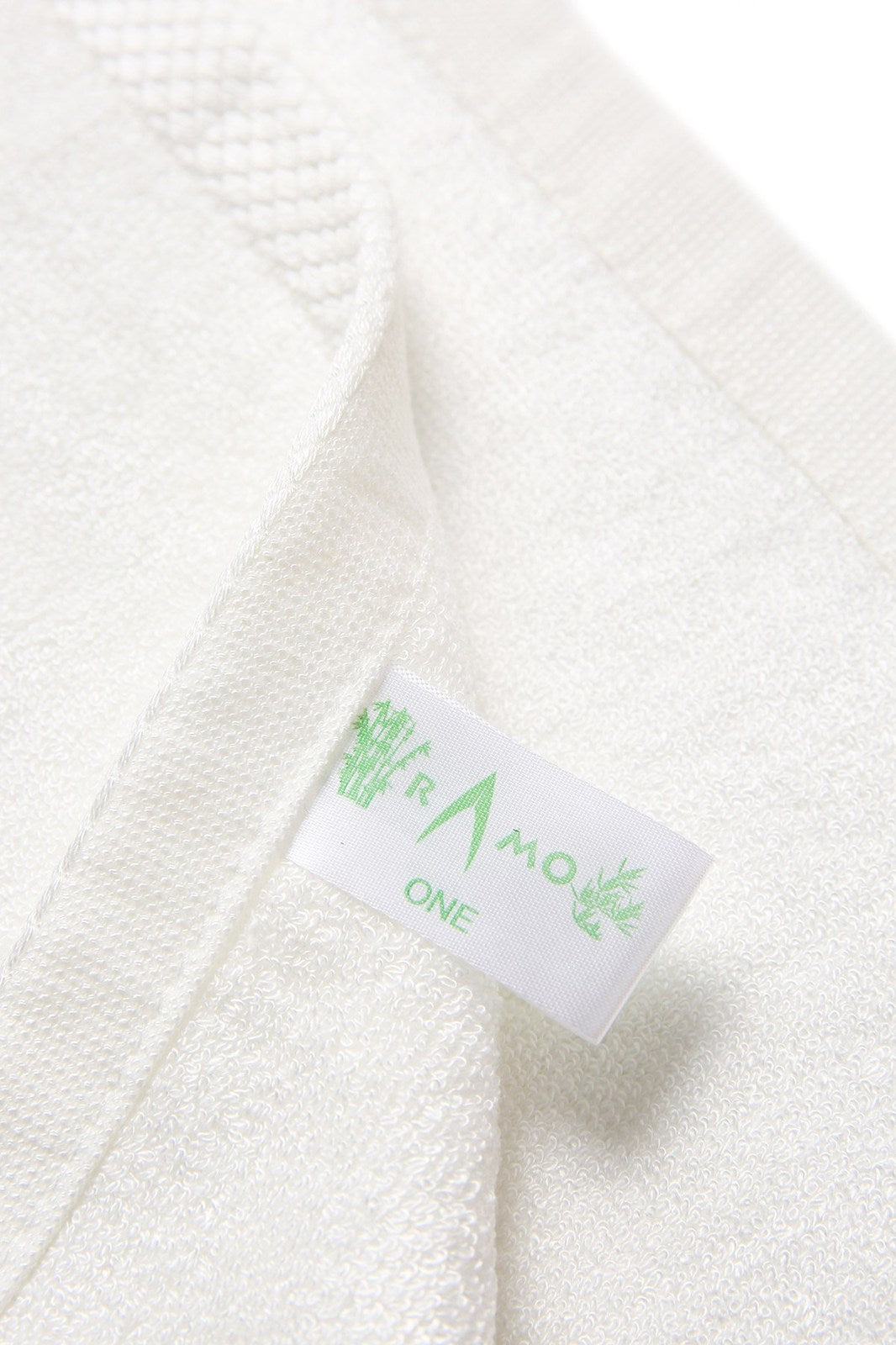 Bamboo Fitness Towel - White - View