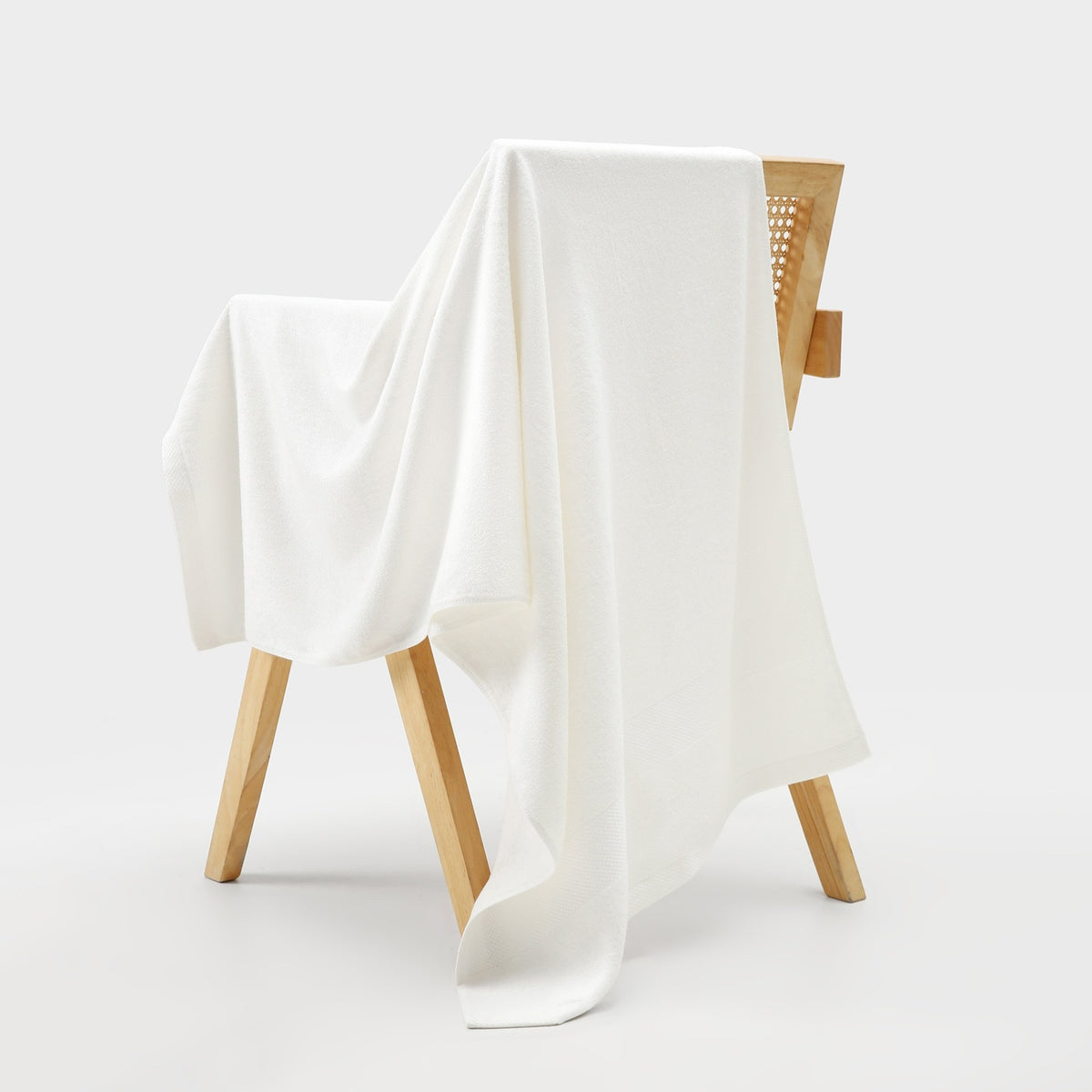 Bath Towel - White - Back