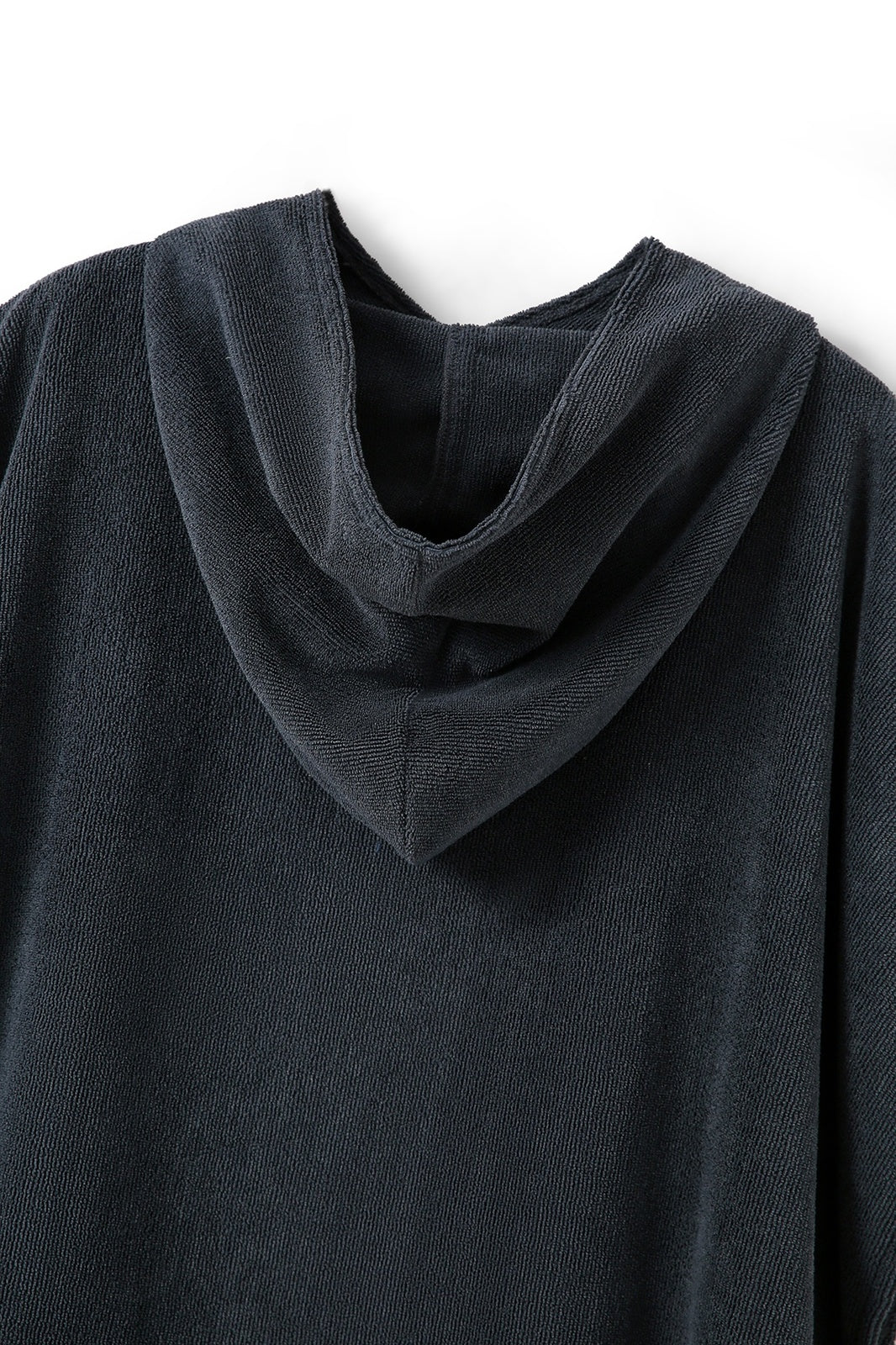 Adult's 300gsm polyester/nylon hooded towel with kangaroo pocket - Charcoal - View