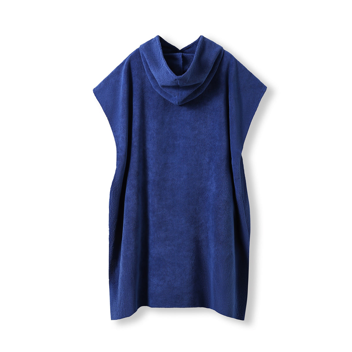 Adult's 300gsm polyester/nylon hooded towel with kangaroo pocket - Royal Blue - Back