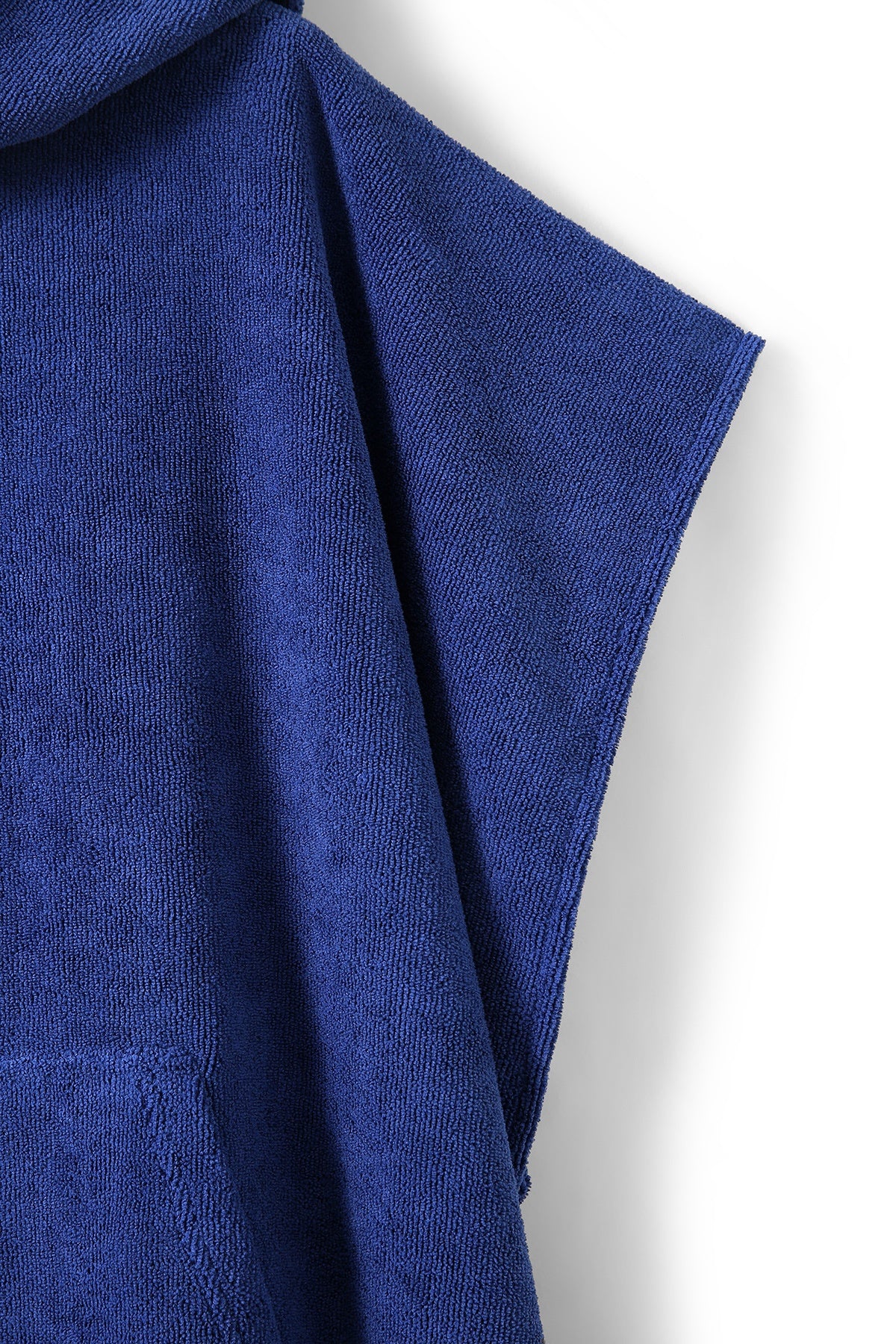 Adult's 300gsm polyester/nylon hooded towel with kangaroo pocket - Royal Blue - View