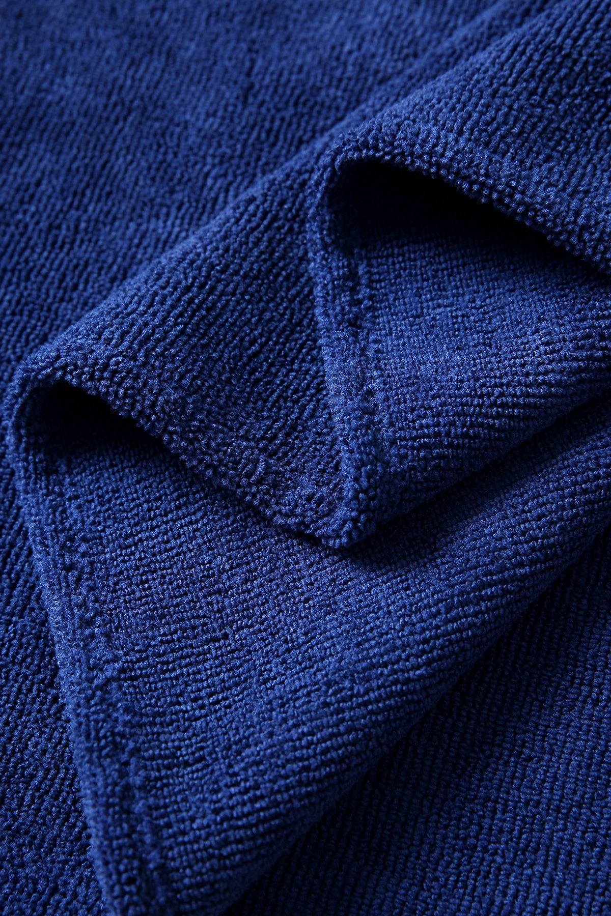 Adult's 300gsm polyester/nylon hooded towel with kangaroo pocket - Royal Blue - View