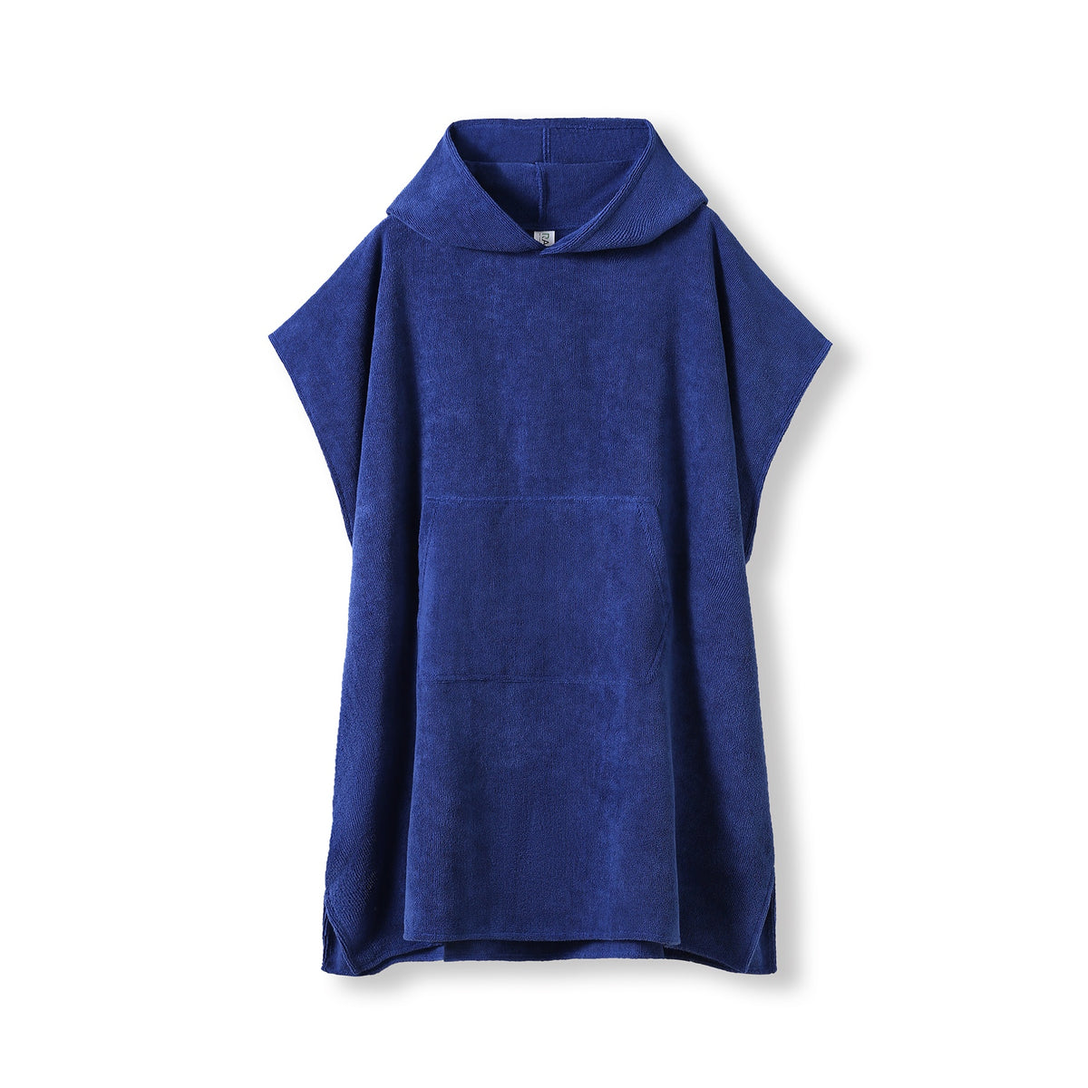 Adult's 300gsm polyester/nylon hooded towel with kangaroo pocket - Royal Blue - Front