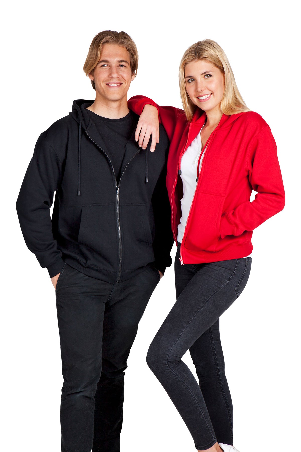 Mens Zip Hoodies with Pocket - view