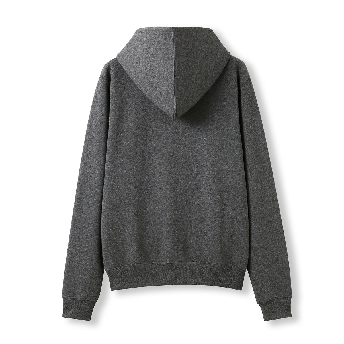 Womens/Juniors Zipper Hoodies with Pocket - Dark Marl - Back