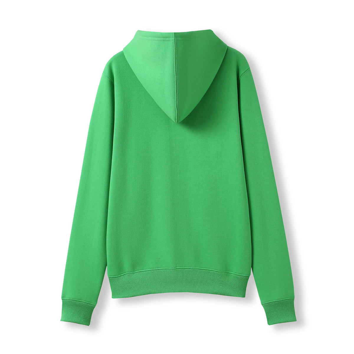 Womens/Juniors Zipper Hoodies with Pocket - Emerald Green - Back